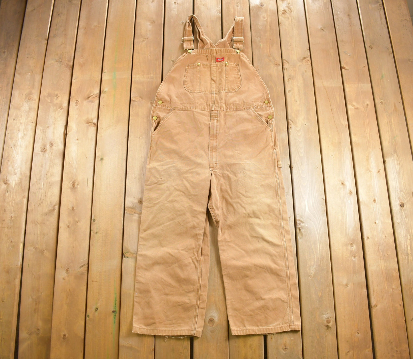 Vintage 1990s Dickies Canvas Overalls / Vintage Overalls / Streetwear / Vintage Workwear / Dickies