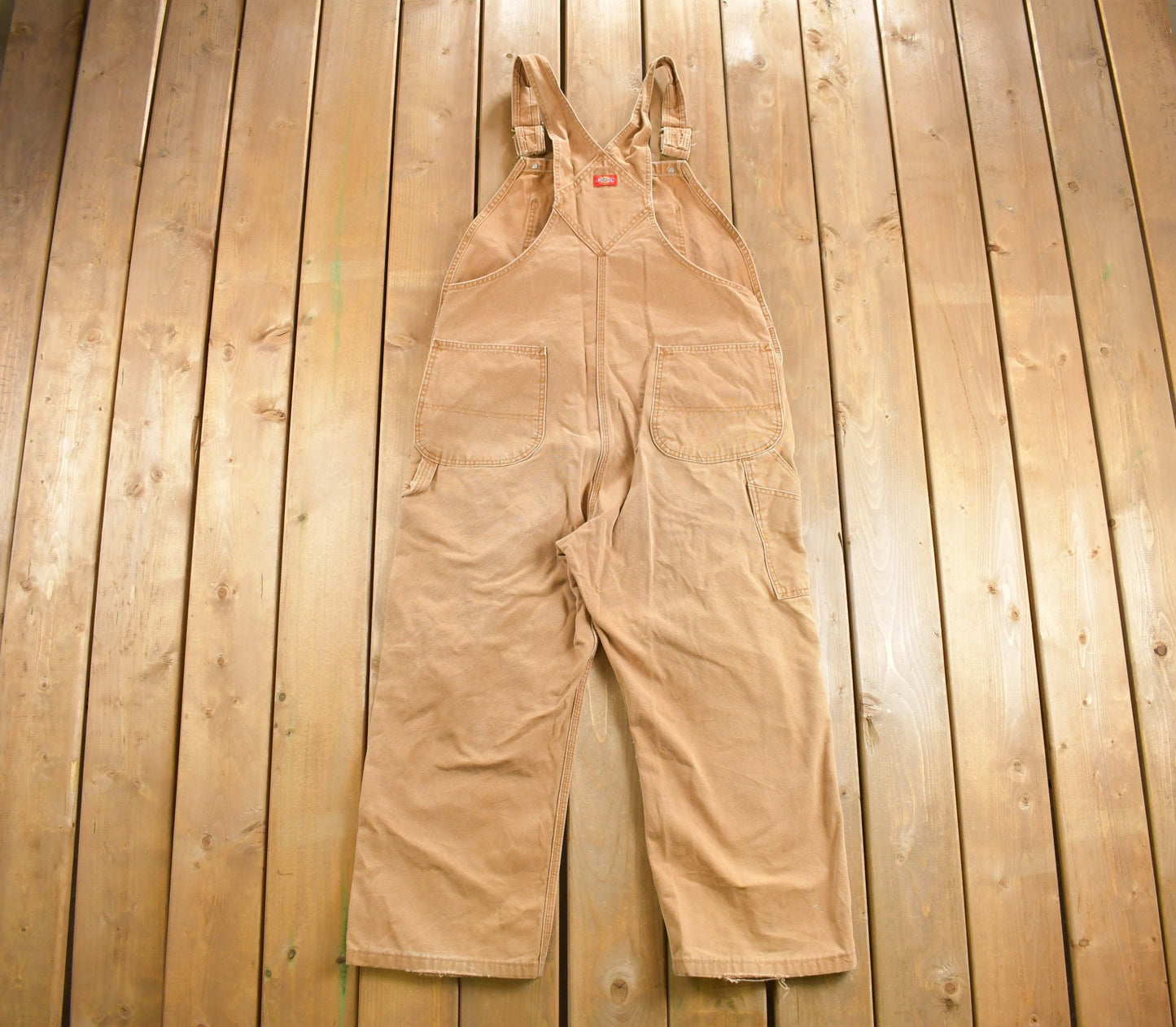 Vintage 1990s Dickies Canvas Overalls / Vintage Overalls / Streetwear / Vintage Workwear / Dickies