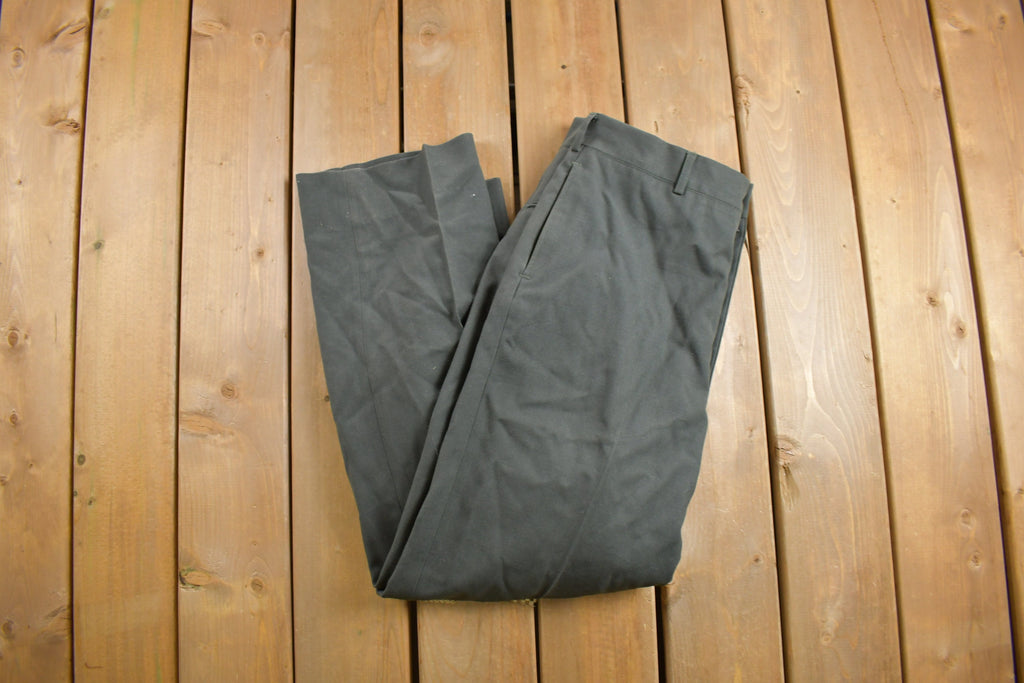 Vintage 1950s Army Military Pleated Trousers Size 33 x 31