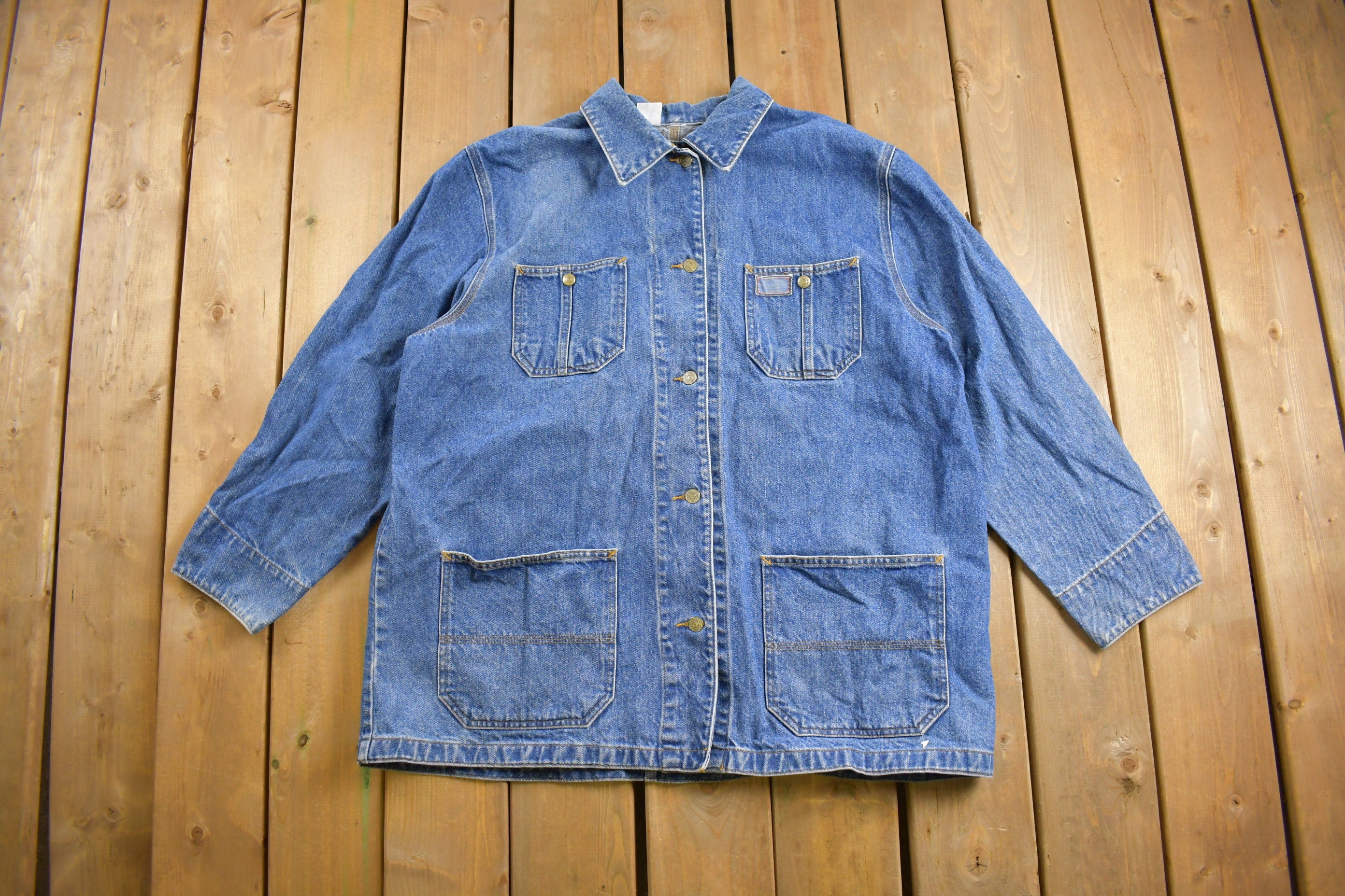 Vintage 1990s Lauren Ralph Lauren Denim Chore Coat