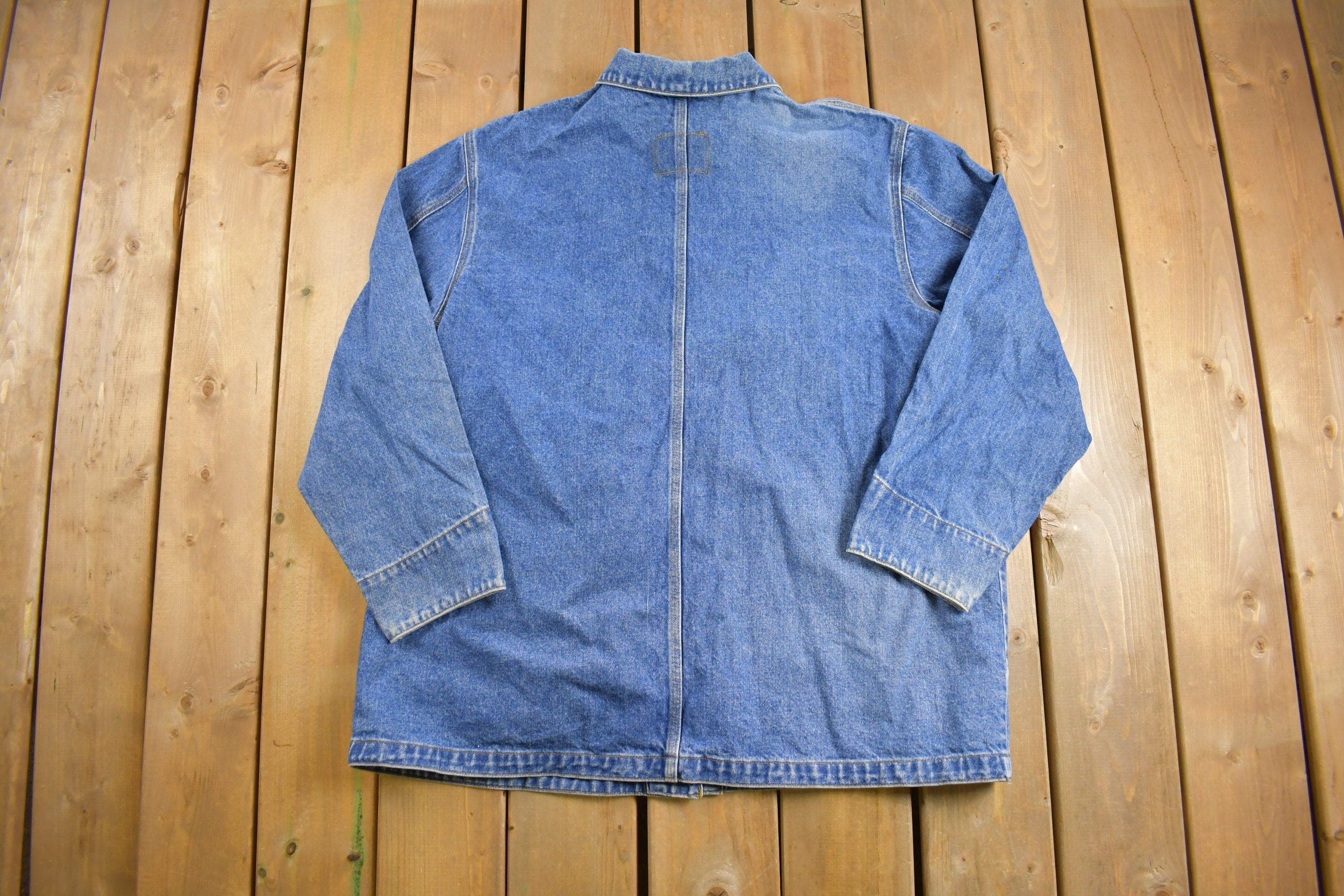 Vintage 1990s Lauren Ralph Lauren Denim Chore Coat