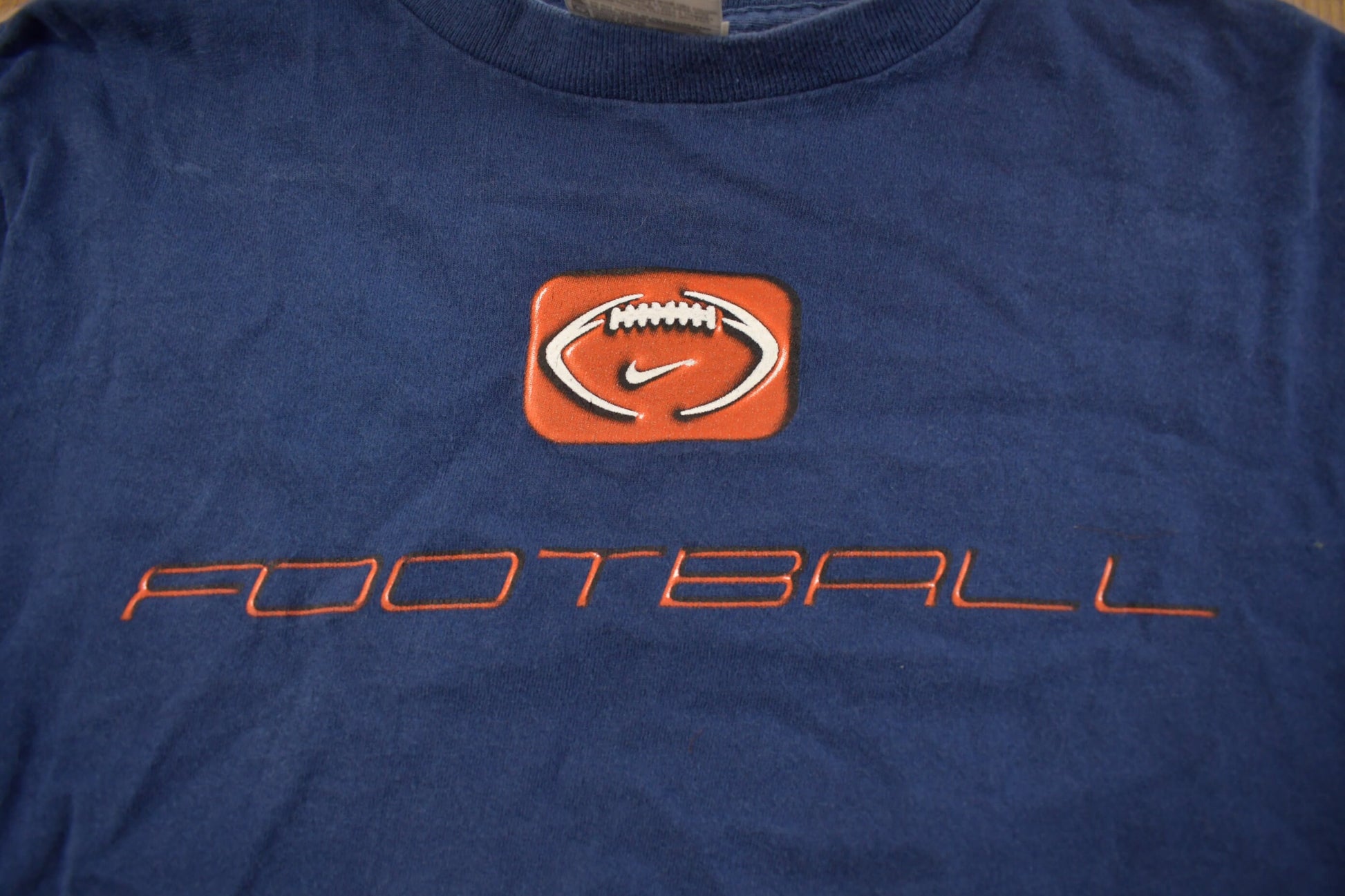 Vintage 1990s Nike Football Graphic Long Sleeve Shirt