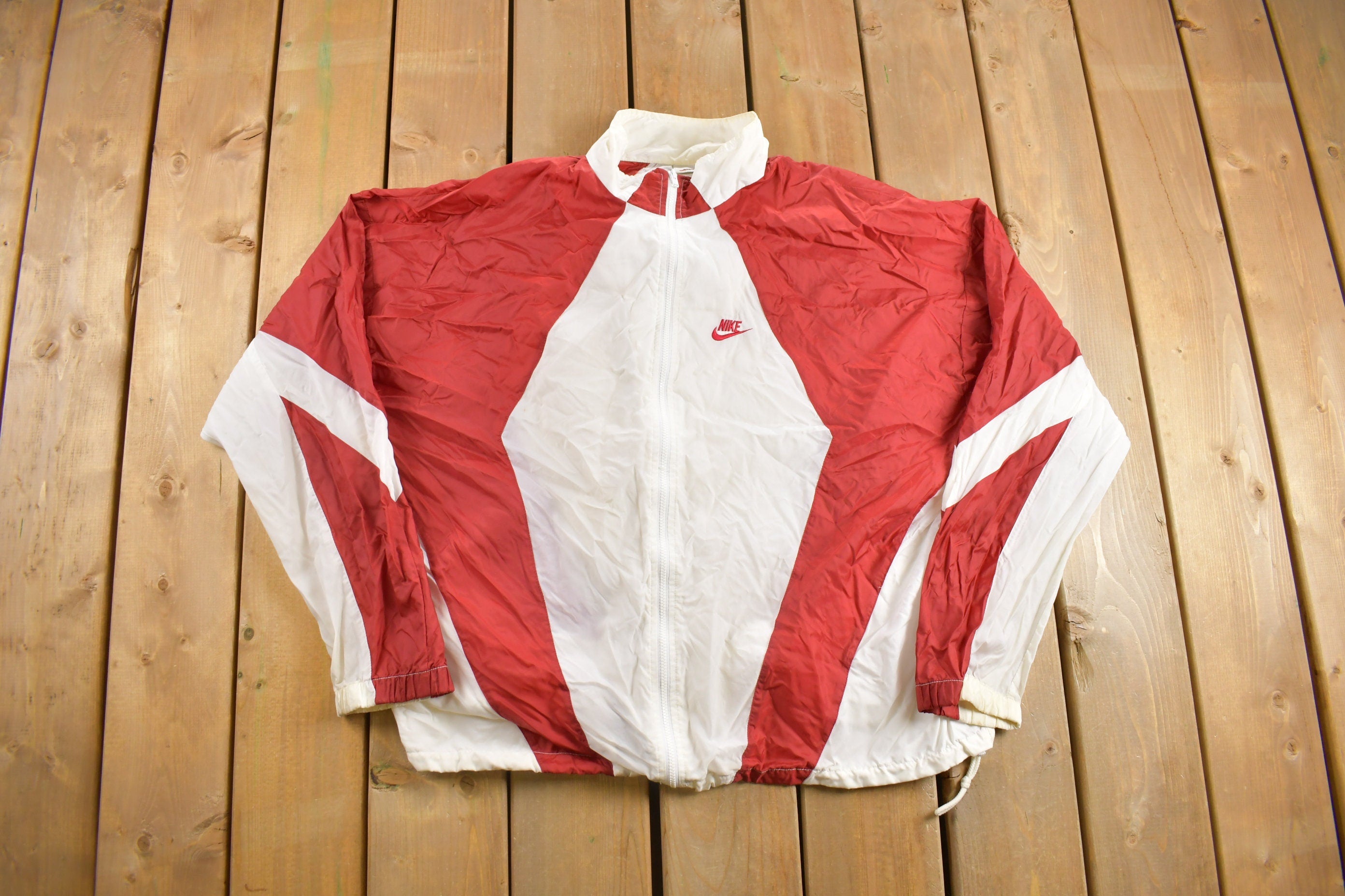 Vintage 1990s Nike Color Block Windbreaker Jacket