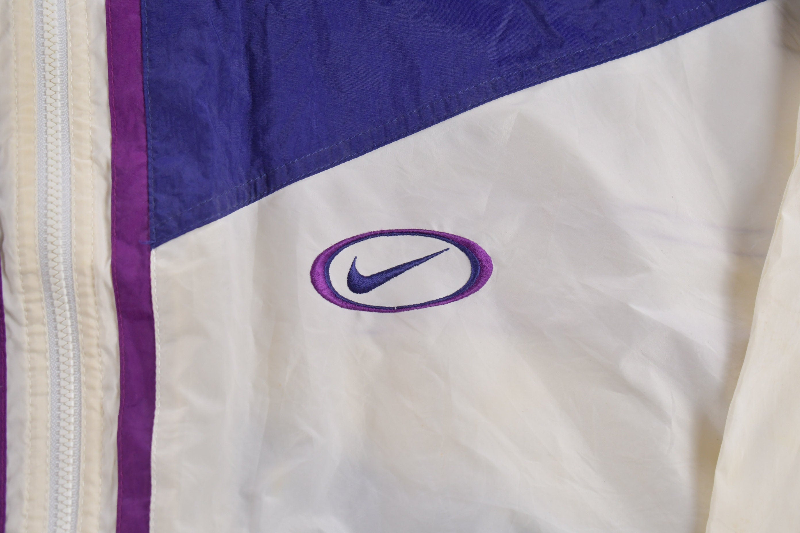 Vintage 1990s Nike Color Block Windbreaker Jacket