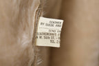 Vintage 1960s Fur Collared Suede Leather Jacket