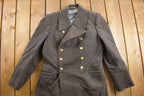 Vintage 1950s Military 100% Wool Jacket