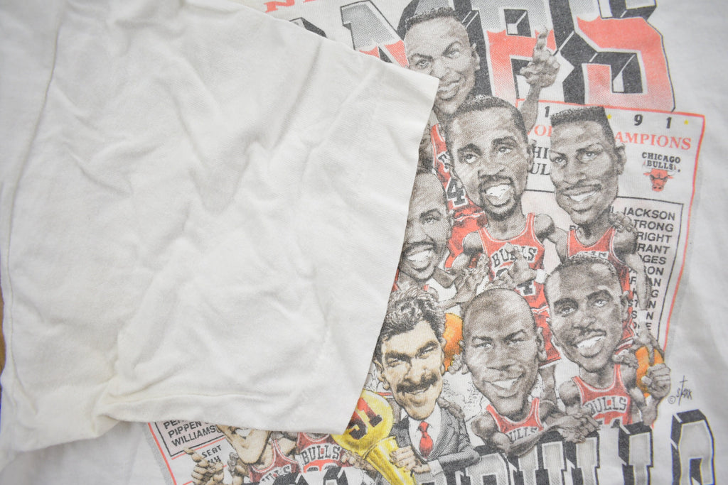 Vintage 1991 Chicago Bulls NBA World Champions T-Shirt