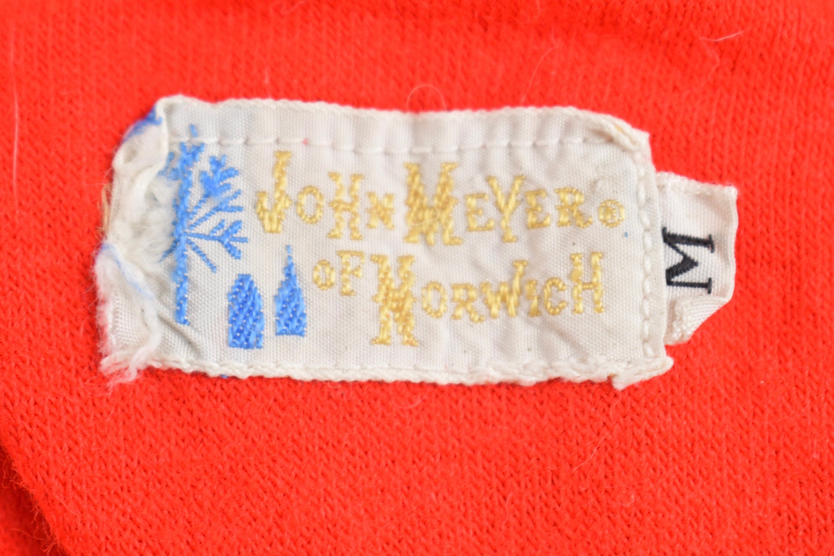 Vintage 1940's John Meyer Of Norwich Wool Button Up Cape Coat