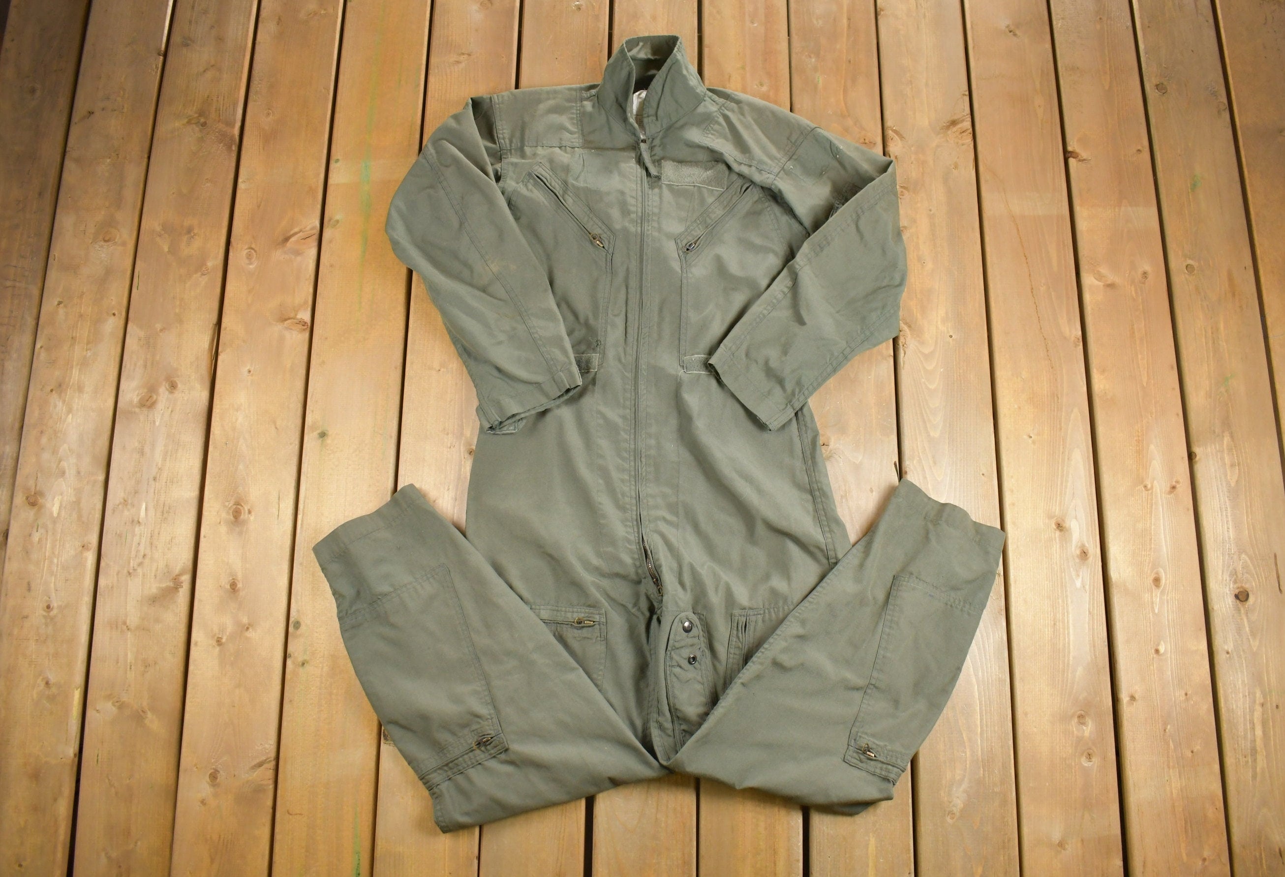 Vintage 1981 US Military Flyers Coveralls Jumpsuit Size 40 L