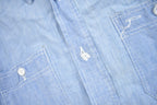 Vintage 1970s Embroidered Fish Button Up Shirt