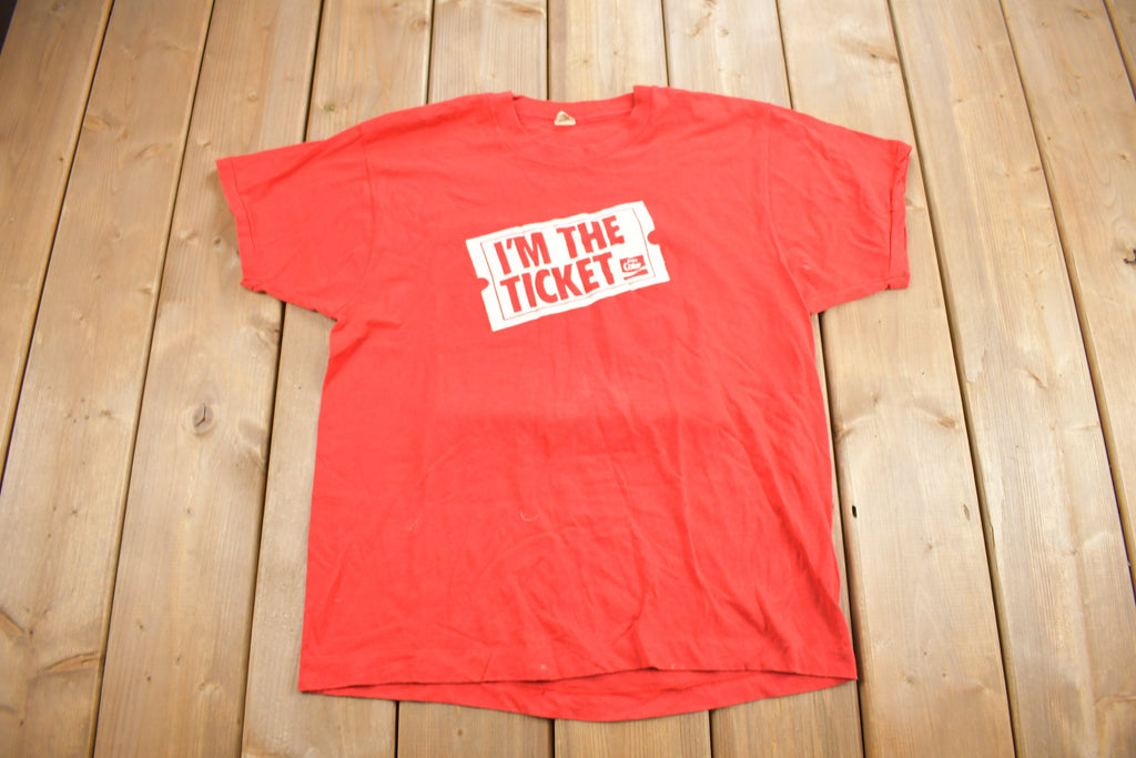 Vintage 1980s Enjoy Coke Coca Cola Promo T-Shirt