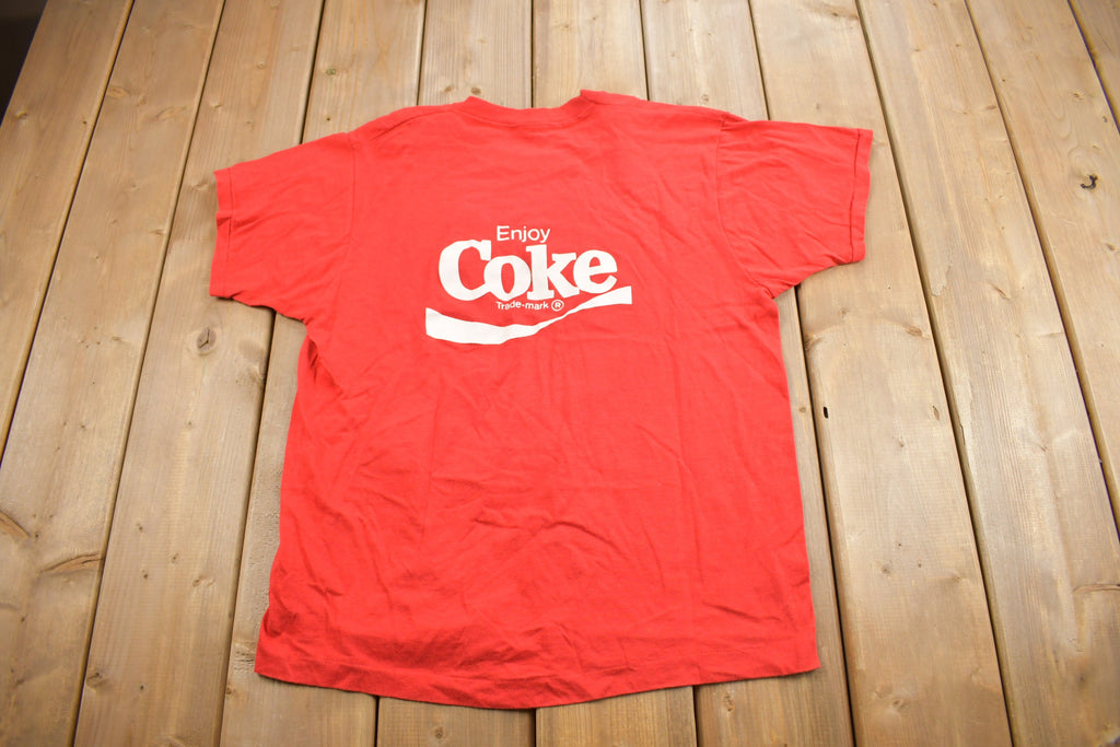 Vintage 1980s Enjoy Coke Coca Cola Promo T-Shirt
