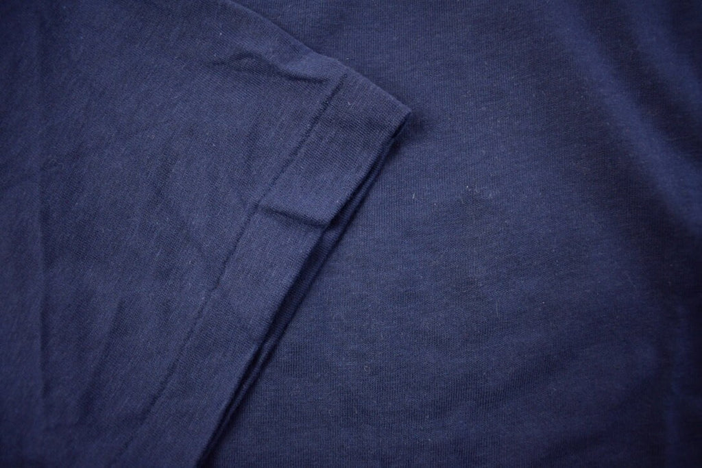 Vintage 1970s Deadstock Mr. Brief Blank Navy T Shirt