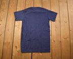 Vintage 1970s Deadstock Mr. Brief Blank Navy T Shirt