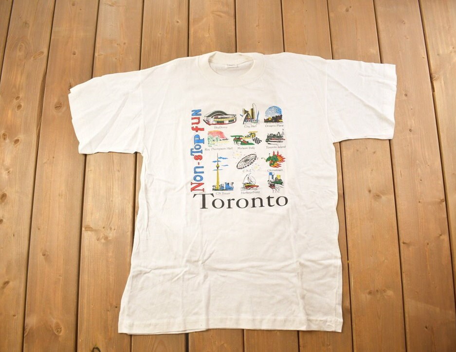 Vintage 1990s Deadstock Toronto Canada Novelty T-Shirt / 90s / Streetwear Fashion / Deadstock / Vacation Tee / Travel & Tourism