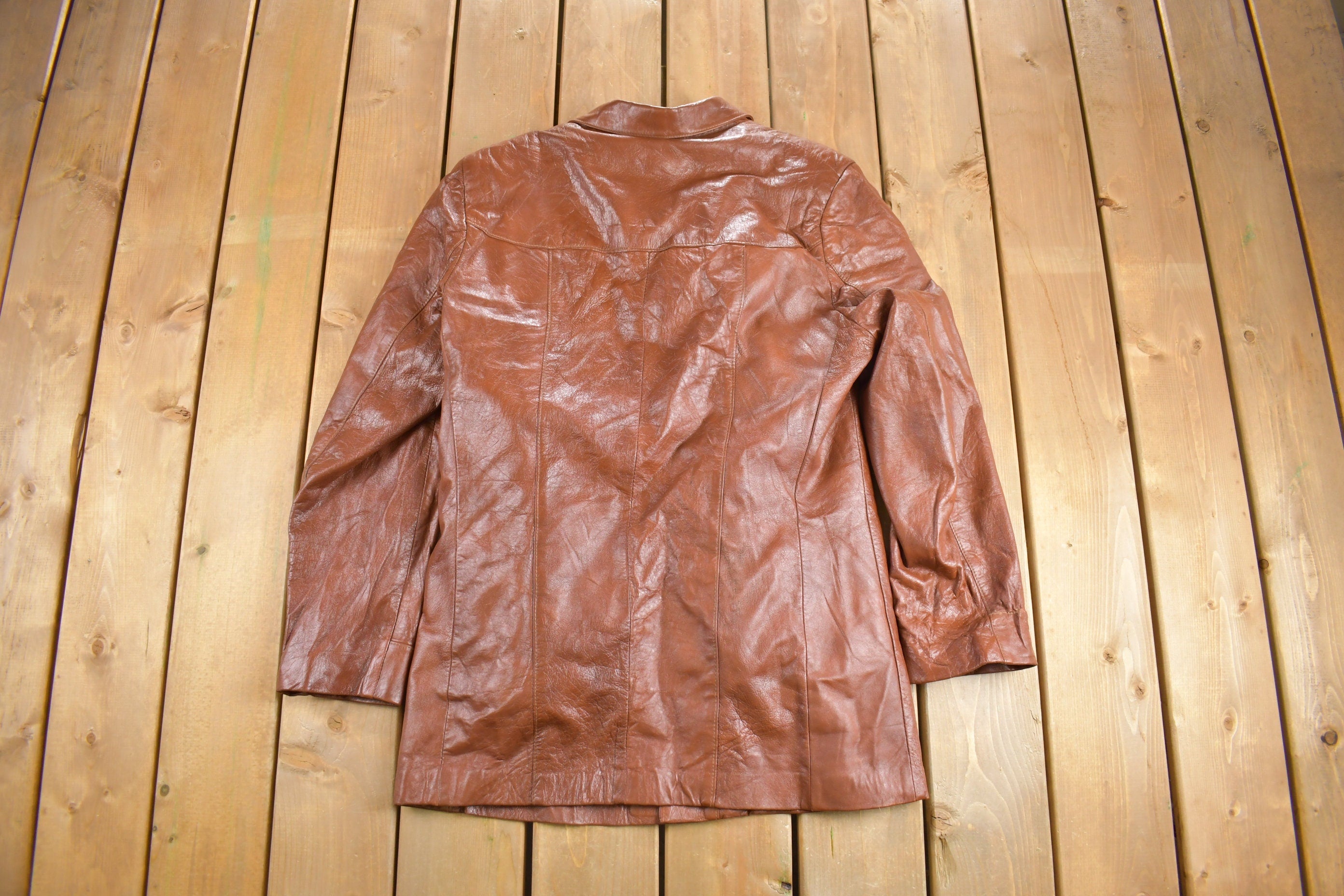 Vintage 1970s Angel Skin Cabretta Leather Full Length Coat