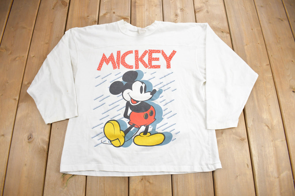 Vintage 1980s Disney Mickey Mouse Cartoon T-Shirt