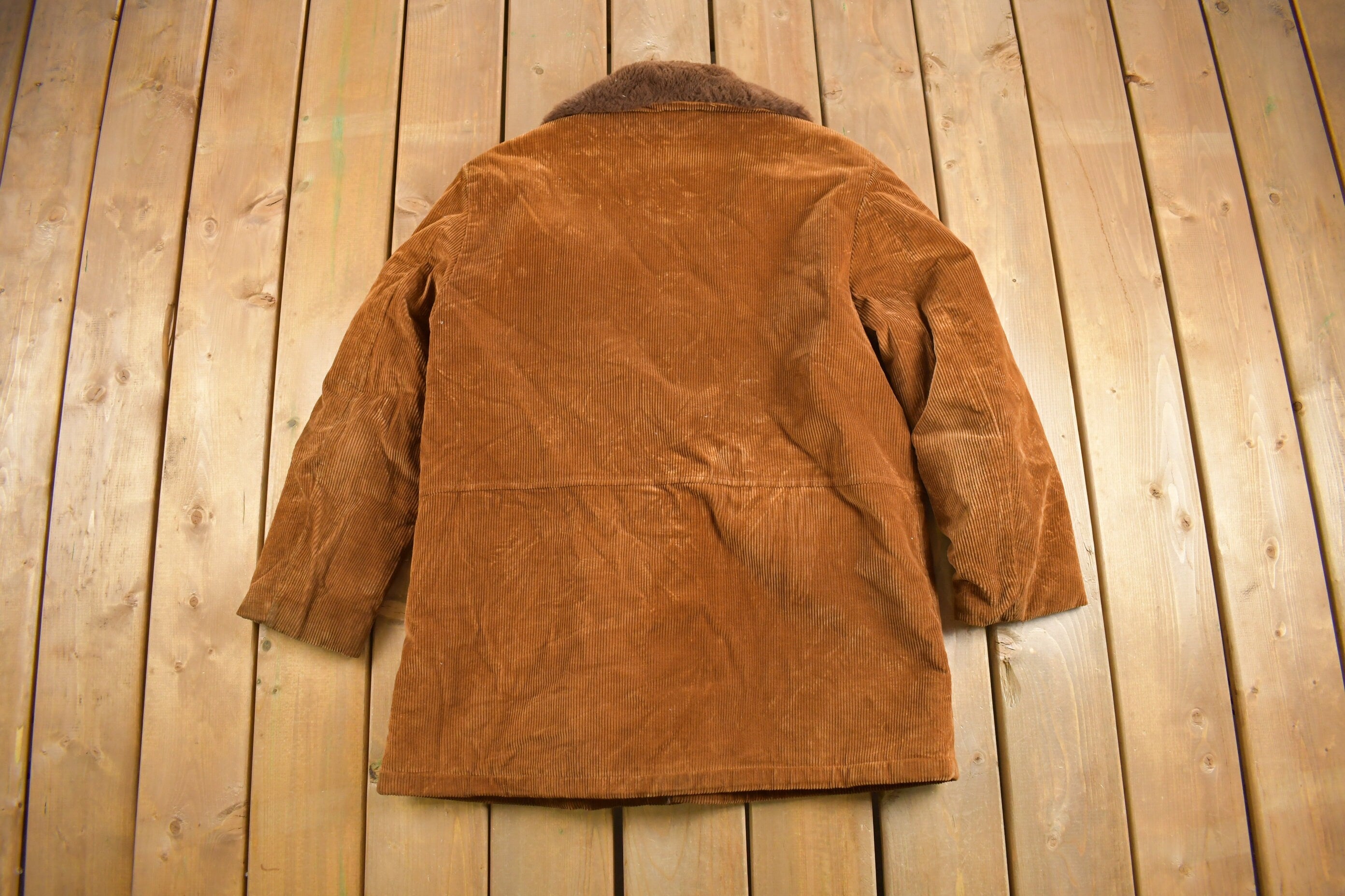 Vintage 1970s Sears Corduroy Lined Jacket