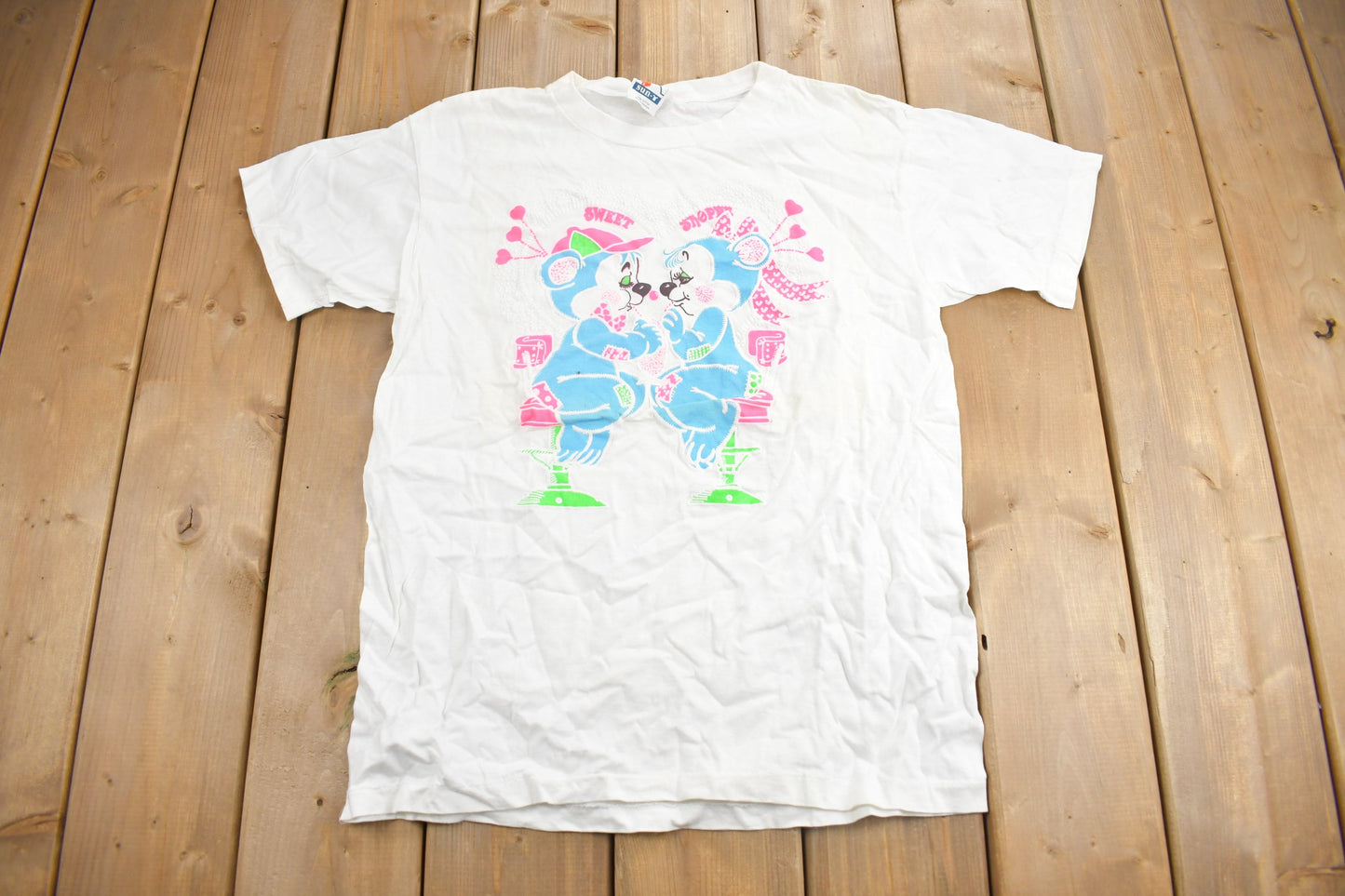 Vintage 1990s Sweet Shoppe Cute Bears Graphic T Shirt / Vintage T Shirt / Streetwear / Graphic Tee / Single Stitch