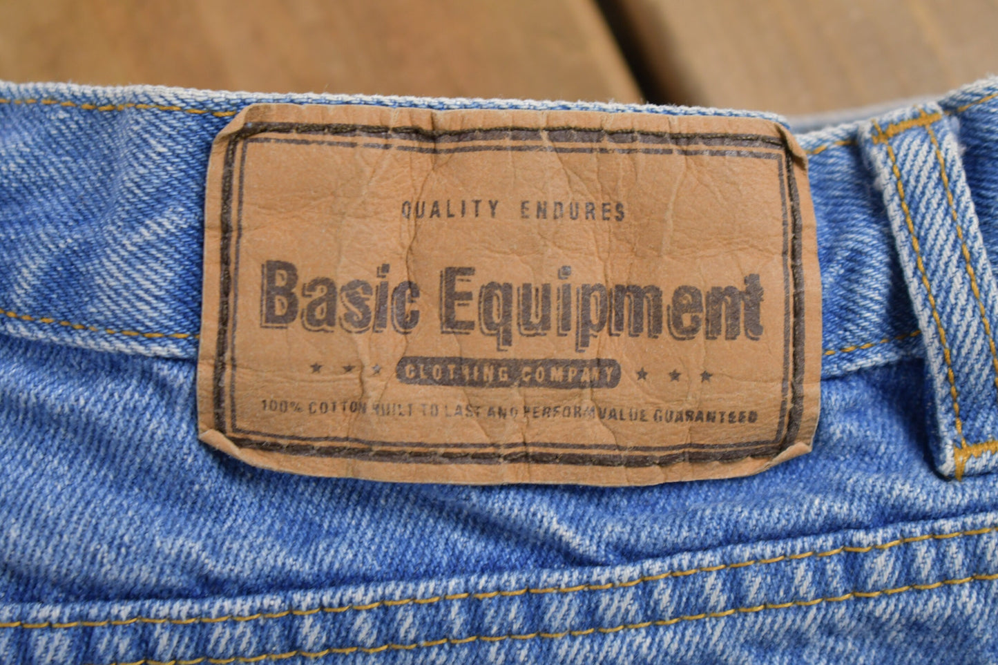 Vintage 1990's Basic Equipment Blue Jeans 31 x 30 / Vintage Jeans / Straight Cut / Streetwear Fashion / Vintage Pants