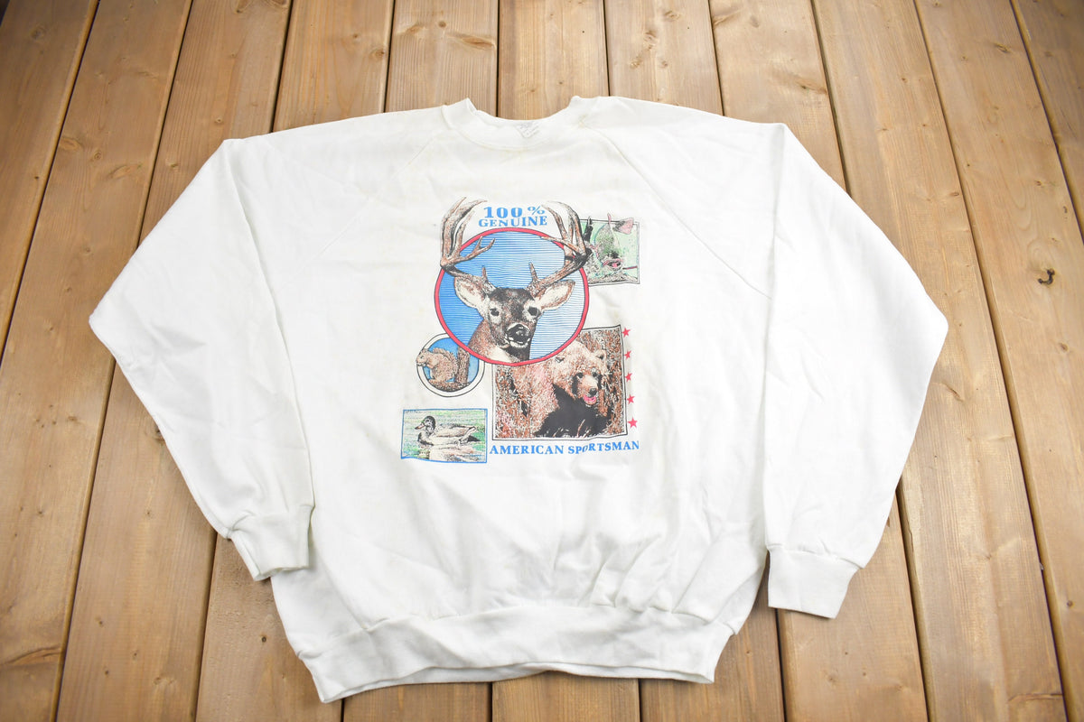 Vintage 1990s 100% Genuine American Sportsman Crewneck