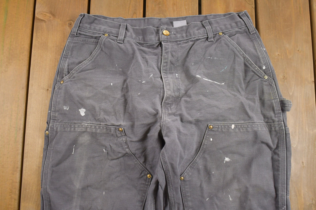 Vintage 1980s Carhartt Double Knee Work Pants Size 36 x 32