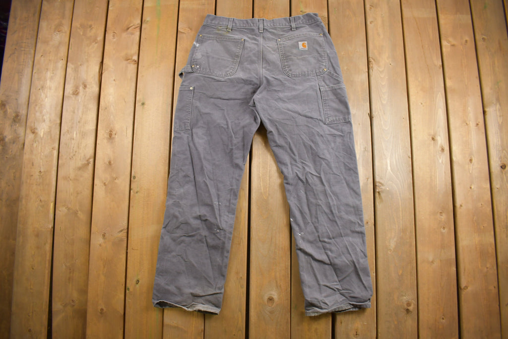 Vintage 1980s Carhartt Double Knee Work Pants Size 36 x 32