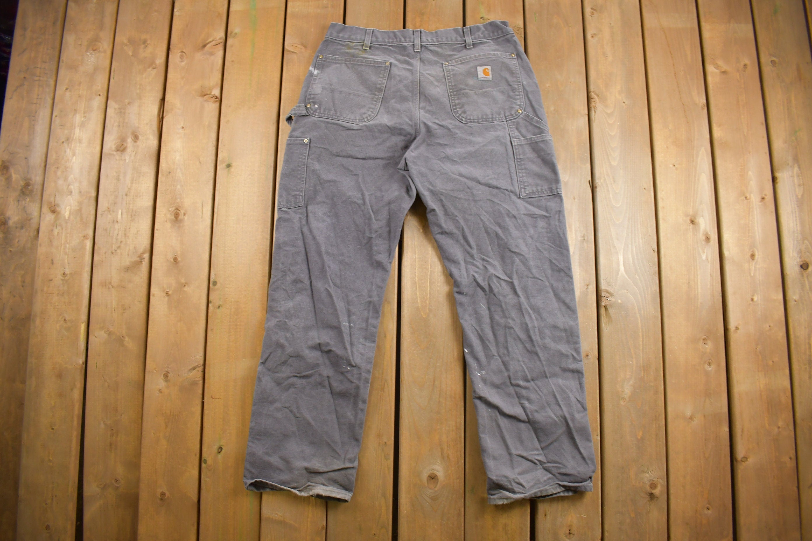 Vintage 1980s Carhartt Double Knee Work Pants Size 36 x 32