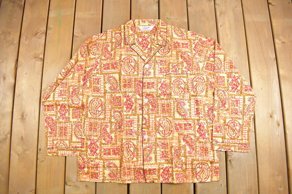 Vintage 1960s Champion Paisley Pyjama Set