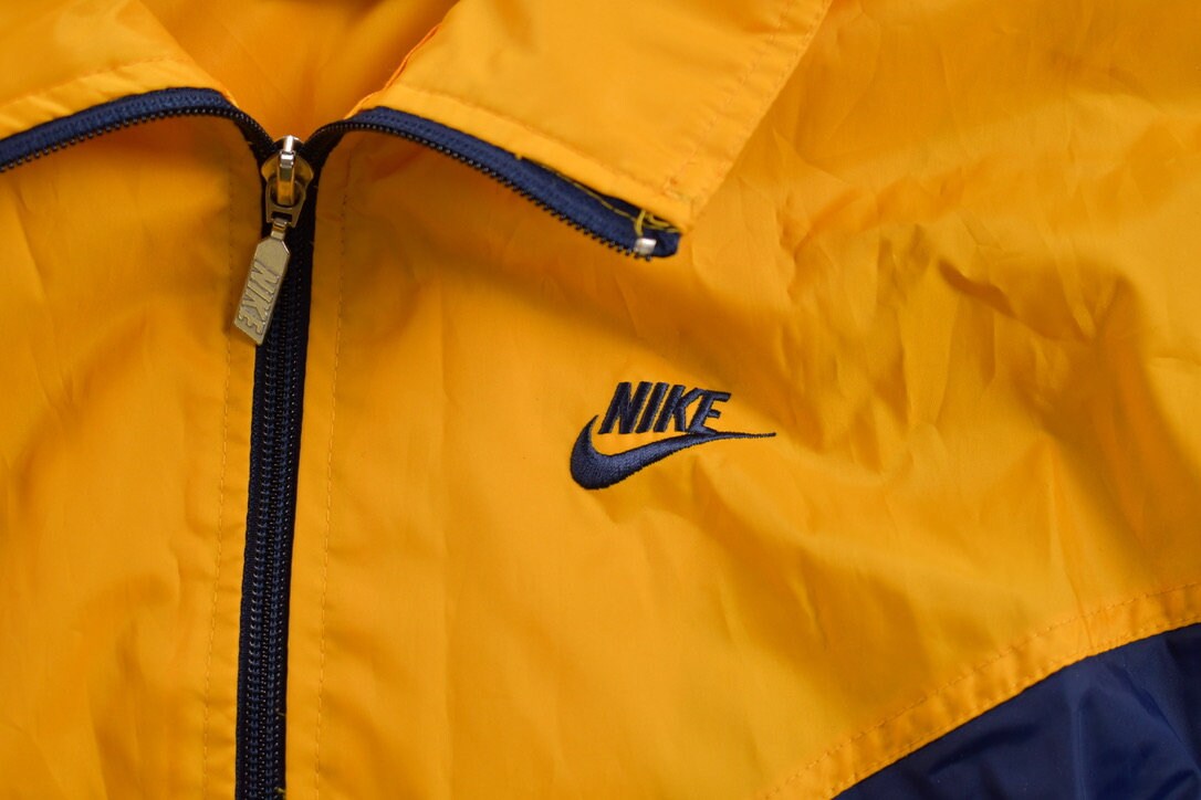 Vintage 1990s Nike Embroidered Windbreaker Jacket