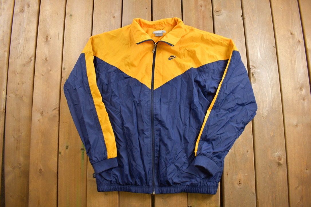 Vintage 1990s Nike Embroidered Windbreaker Jacket