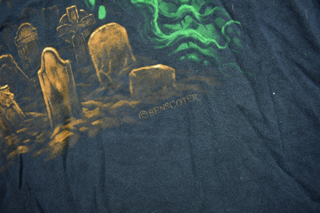 Vintage Y2K Skull Theme Graphic T-Shirt