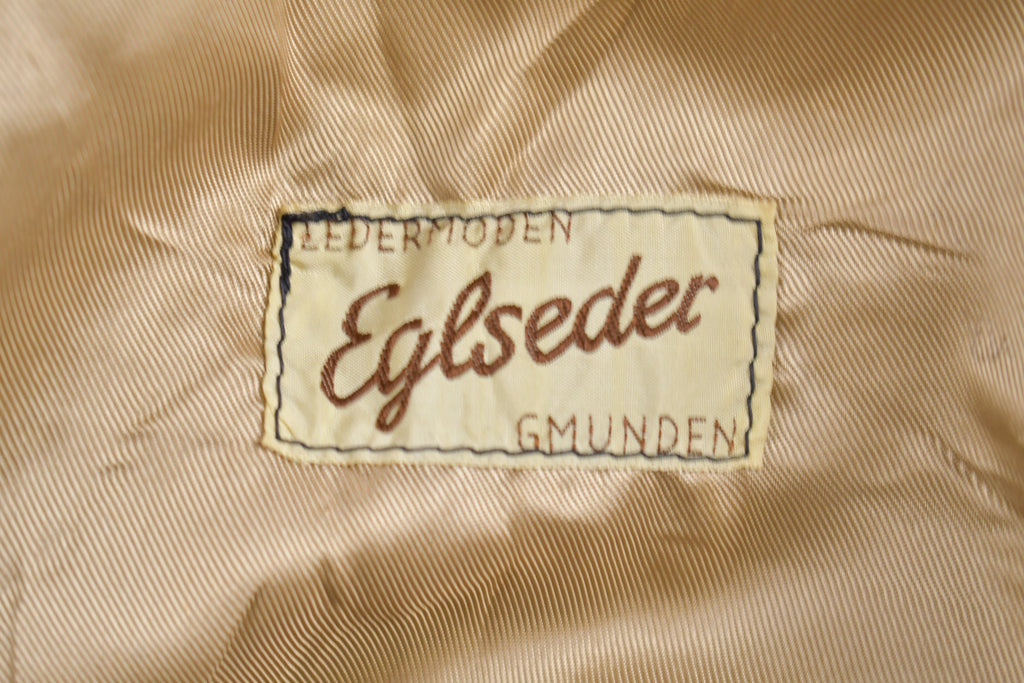 Vintage 1970s Eglseder Suede Leather Full Length Jacket