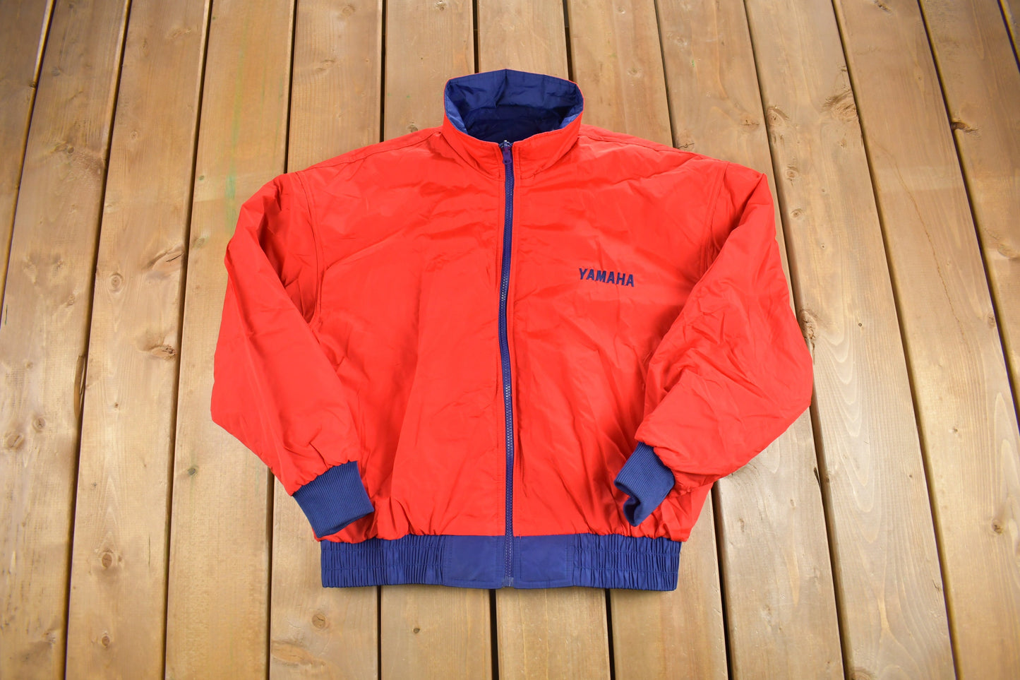 Vintage 1980s Yamaha Reversible Puffer Jacket / 80s jacket / Vintage Bubble Jacket / Winter / Streetwear / 80s Ski