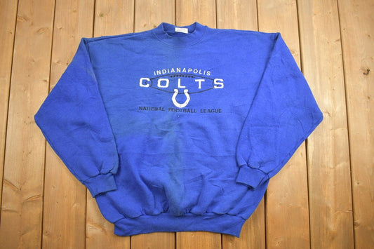 Vintage 1990s Indianapolis Colts NFL Crewneck Sweatshirt / Vintage Sports / Football / Sportswear / Americana / Vintage Colts