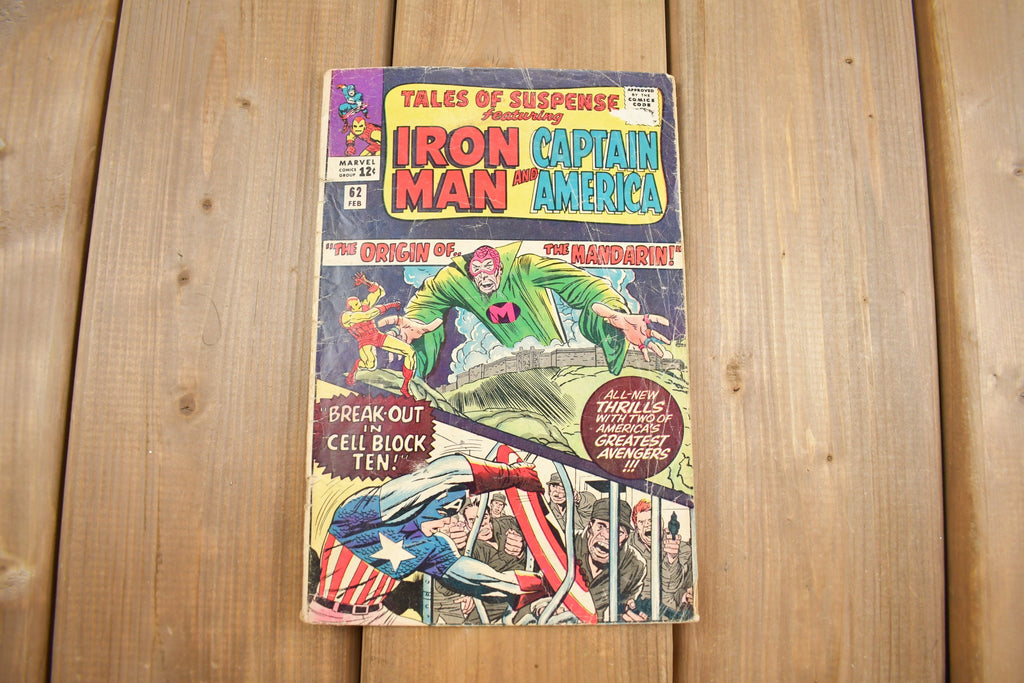 Vintage 1965 Iron Man And Captain America Comic Book