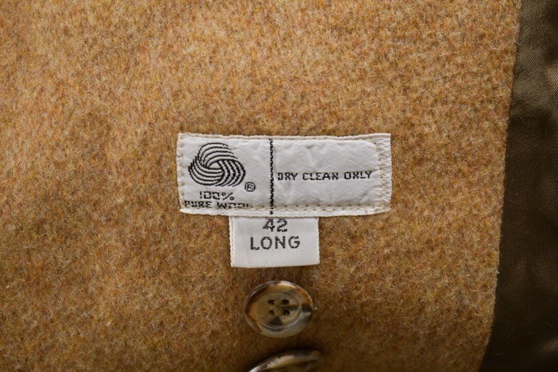 Vintage 1990s London Fog Beige Wool Coat