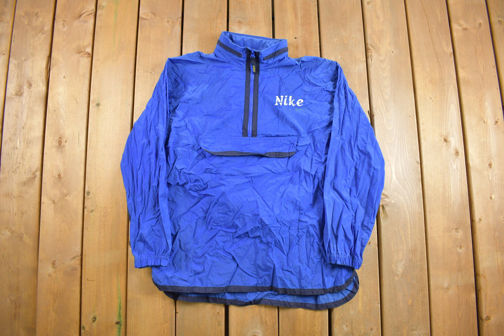 Vintage 1990s Nike Half Zip Windbreaker Jacket