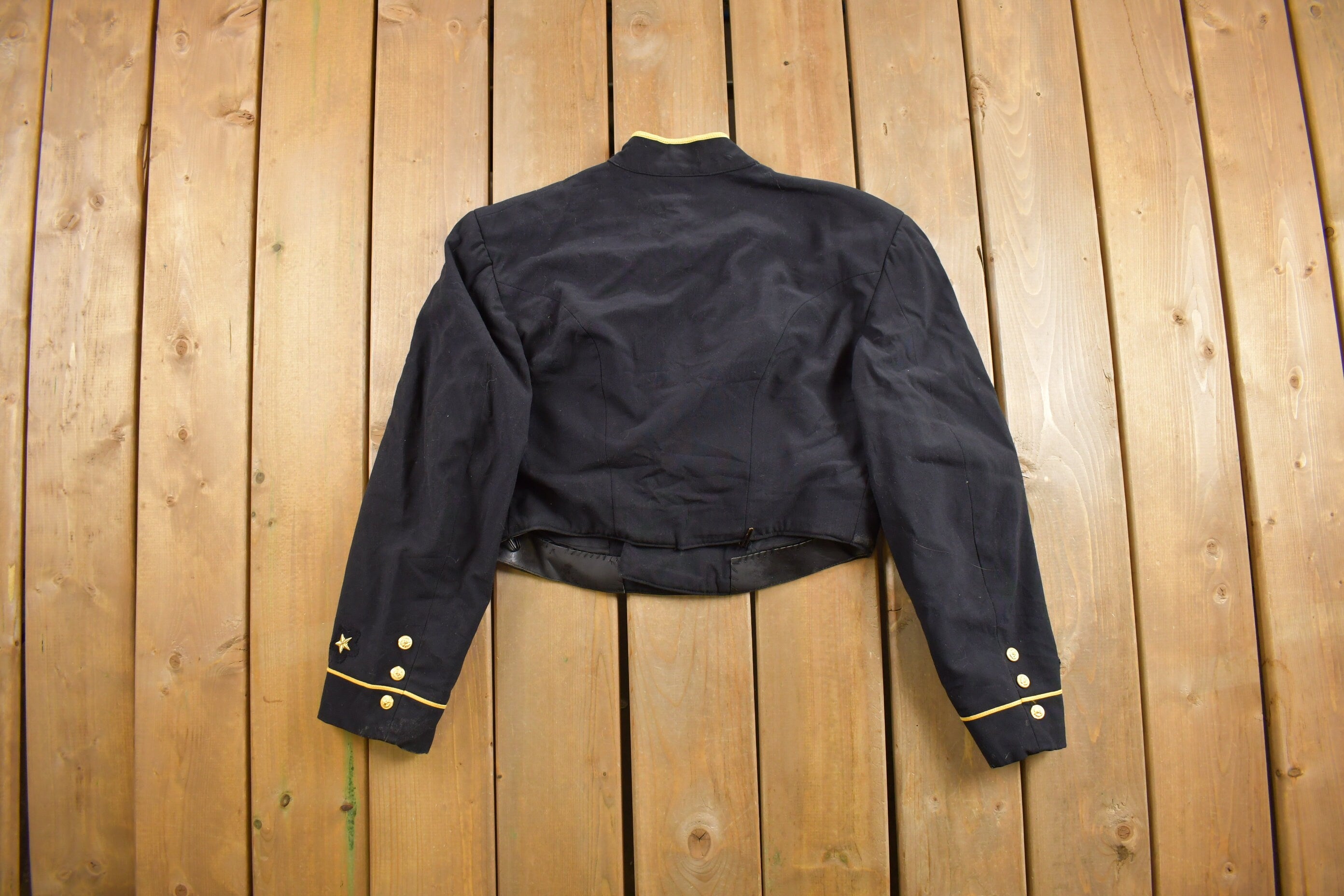 Vintage 1960s Naval Academy Wool Jacket Button Up Jacket