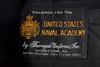 Vintage 1960s Naval Academy Wool Jacket Button Up Jacket