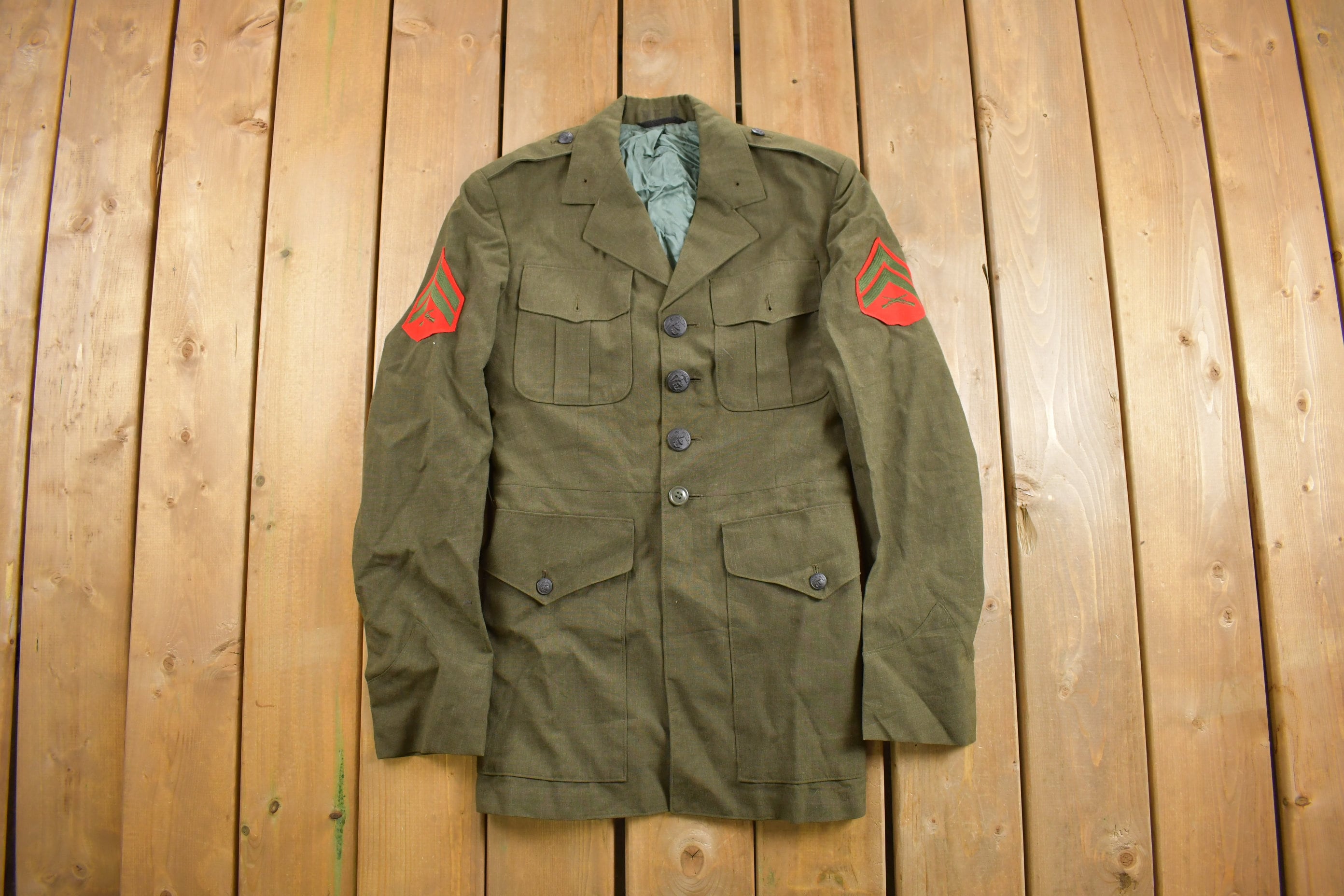 Vintage 1968 US Marine Corps Military Jacket