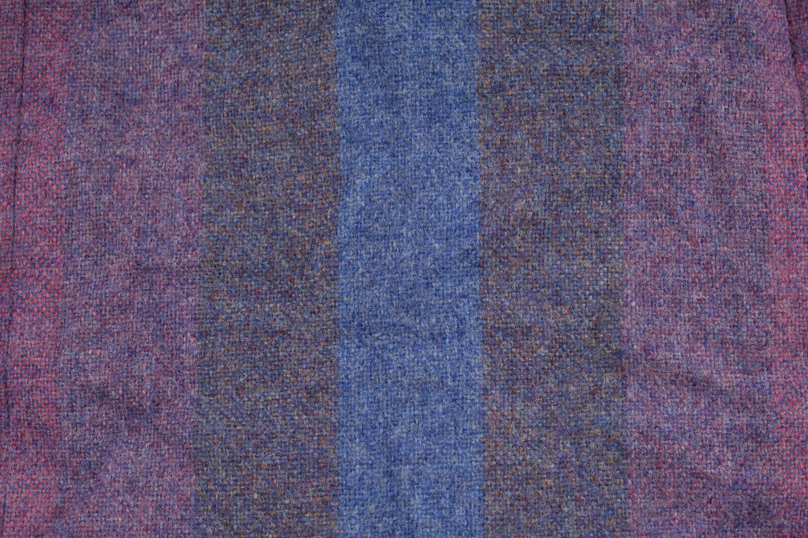 Vintage 1960s Simon Pearce Striped Wool Jacket Button Up