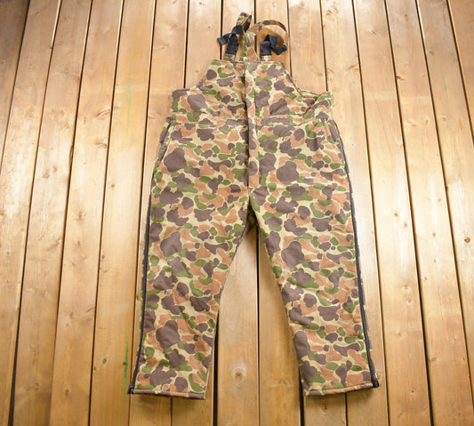 Vintage 1980s Gamehide Camo Overalls  / Coveralls / Vintage Overalls / Hype Vintage / Streetwear / Vintage Workwear / Hunting / Fishing