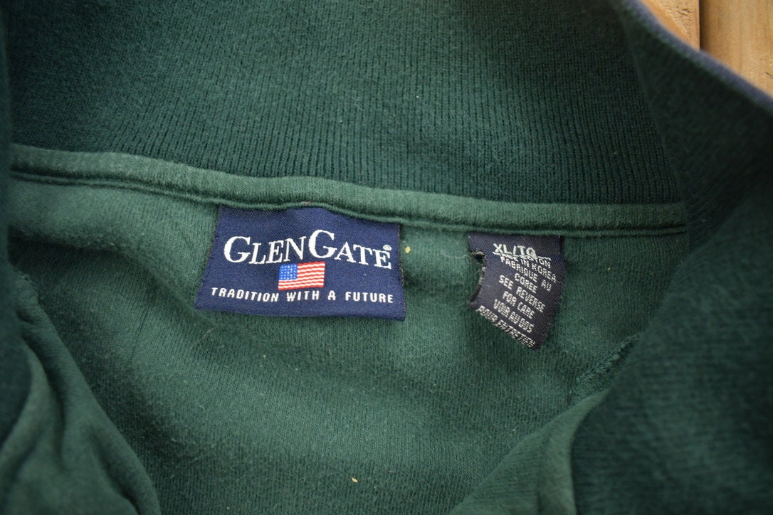 Vintage 1990s Glen Gate Blank Quarter-Zip Sweatshirt