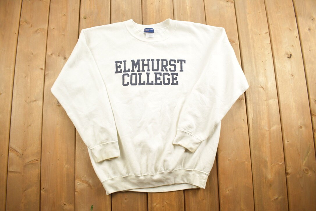 Vintage 1990s Elmhurst College Collegiate Crewneck