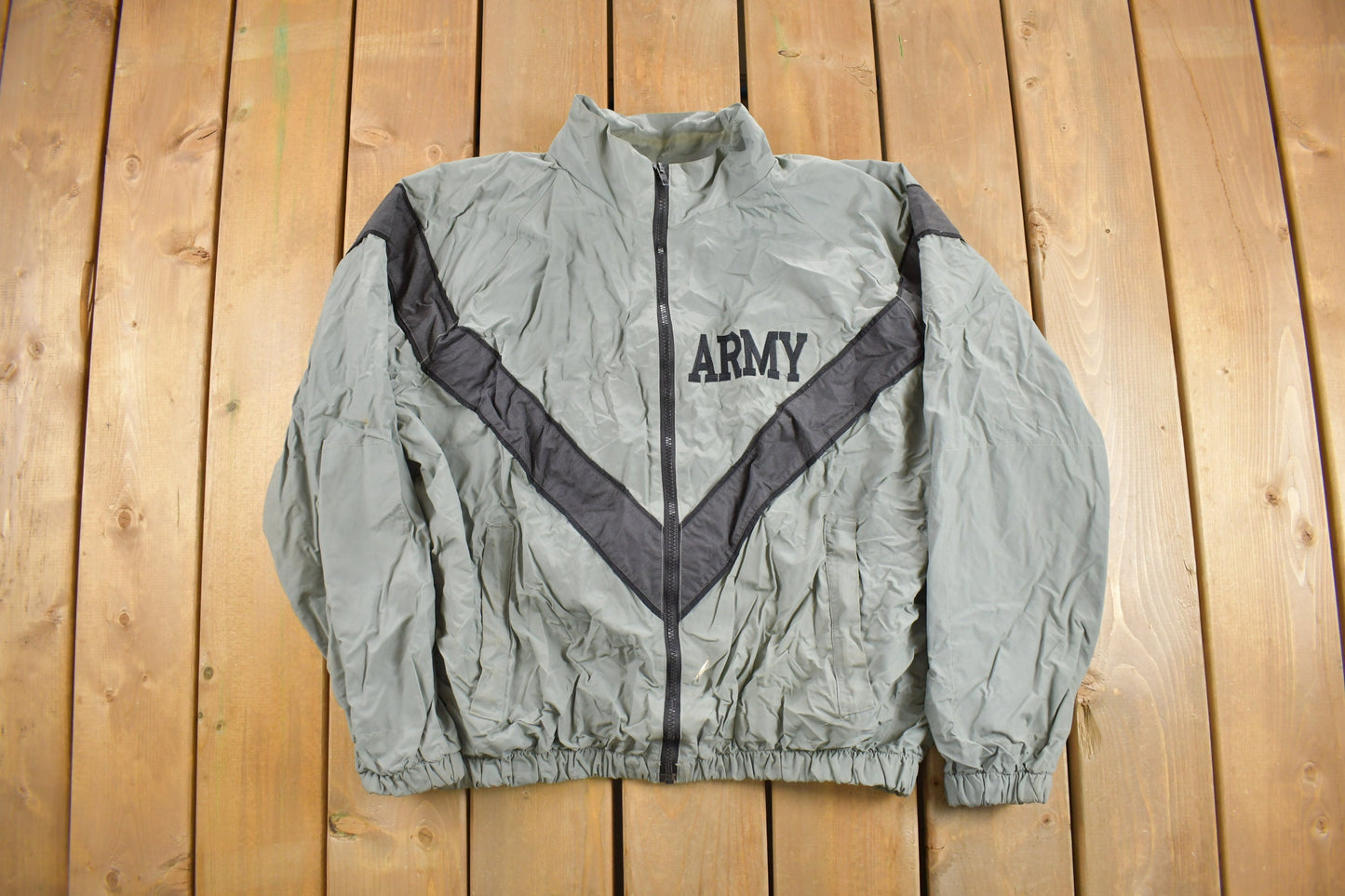 Vintage 1990s Army Athletic Uniform Jacket