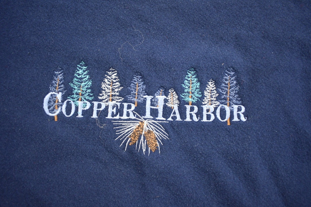 Vintage 1990s Copper Harbor Crewneck Sweatshirt