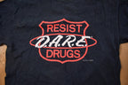 Vintage 1990s D.A.R.E Resist Drugs Graphic T Shirt
