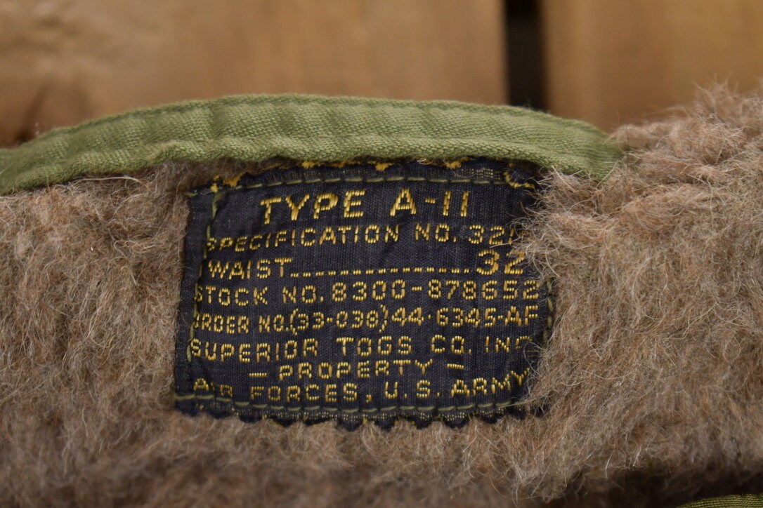 Vintage 1940s Type A-11 Air Force Pants Size 33 x 29