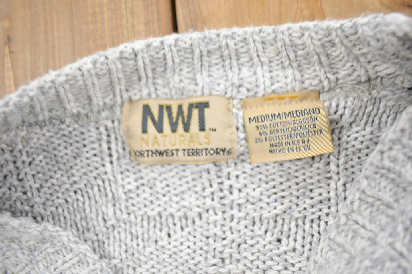 Vintage 1990s Northwest Territory Snowflake Knit Sweater